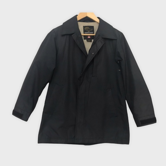 Vintage Canada Goose Jacket Raincoat Parka Trench XS - Picture 1 of 9